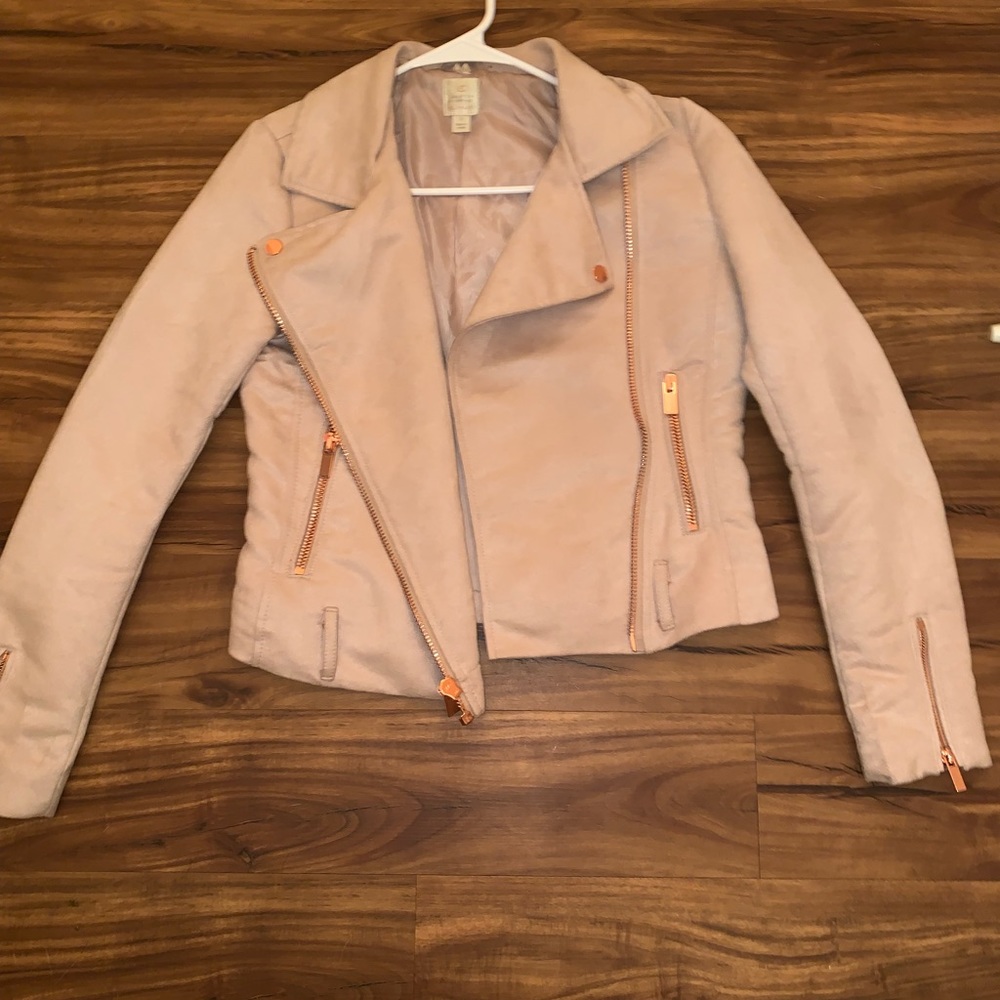 LC Lauren Conrad Suede Jacket